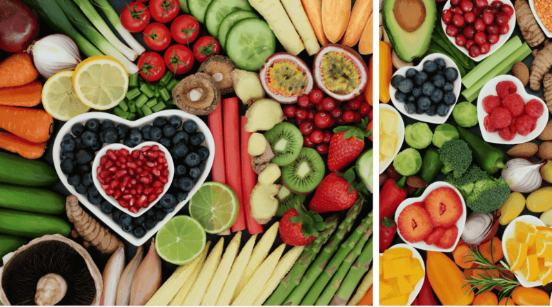 Manter a boa forma e a saúde com alimentação saudável